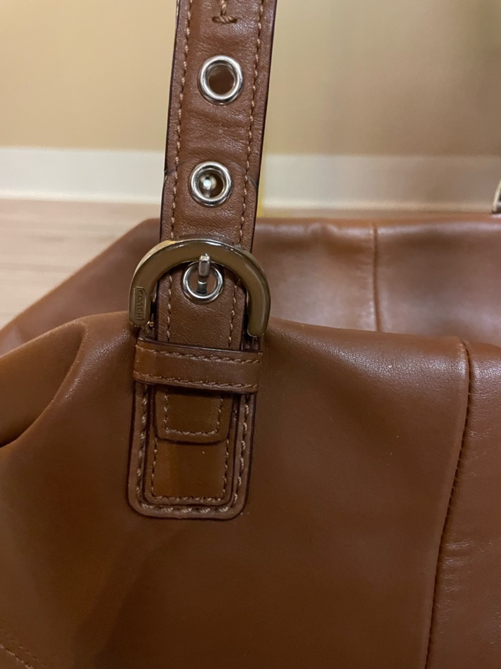 Coach Soho Leather Shoulder Bag - Picture 9 of 16
